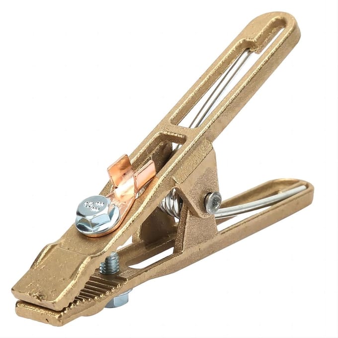 Allecto - Lassen Aarde Klem - 260A Messing - Compact ontwerp - Koper