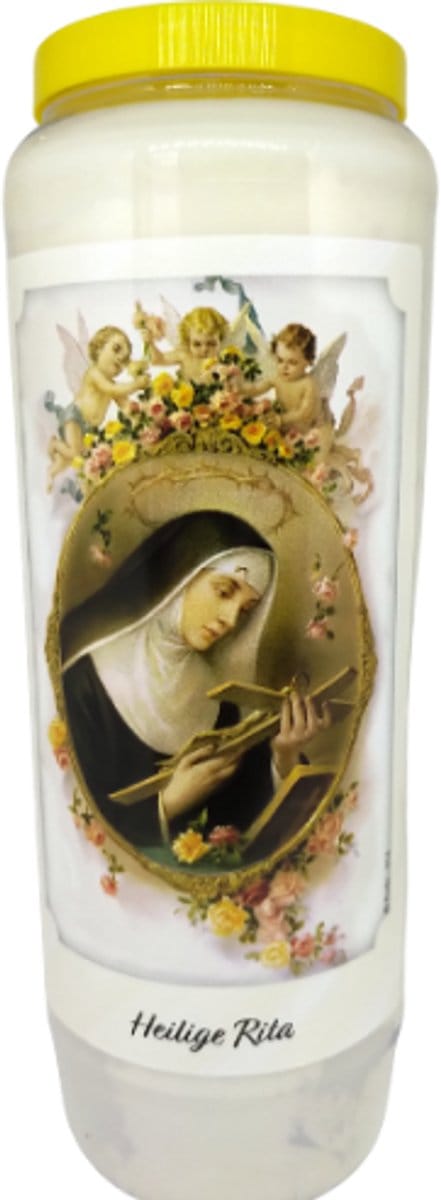 Noveenkaars Heilige Rita - 9 dagen brander - set van 5 stuks