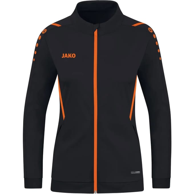 Jako Challenge Polyestervest Dames - Zwart / Fluo Oranje | Maat: 34