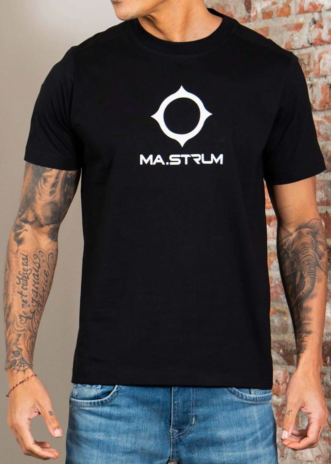 MA.Strum Beam logo tee - jet black