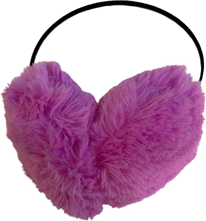 Kwalitatieve Dames Plush Oorwarmers - One Size - Roze