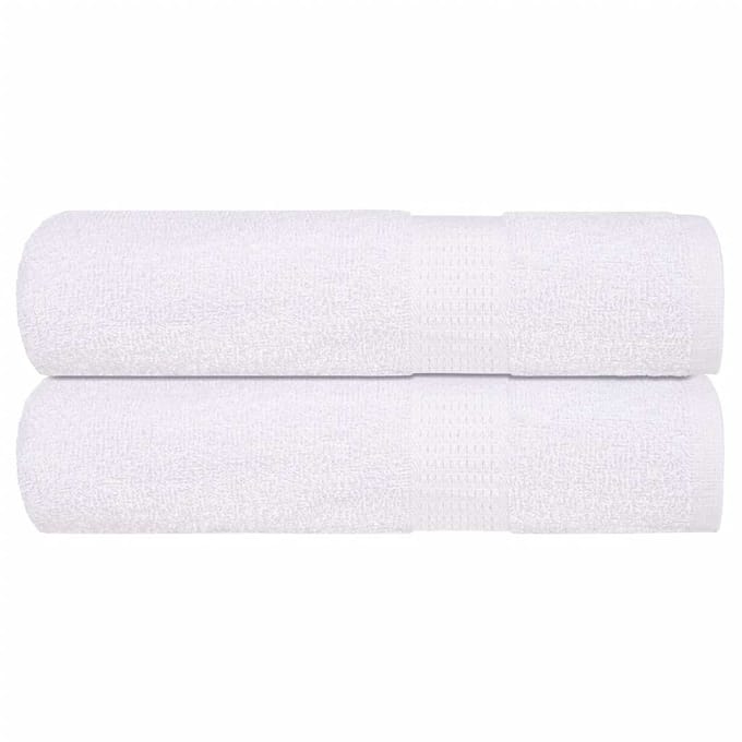 vidaXL - Badhanddoeken - FROGN - 2 - st - 100x150 - cm - 360 - g/m² - wit