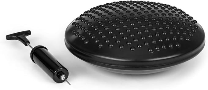 Octav8® Wiebelkussen - Balanskussen - Balkussen - Zwart