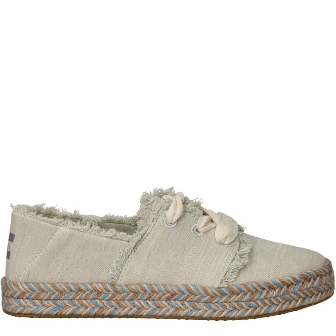 Toms Carolina Lace Up Instappers - Dames - Beige - Maat:42