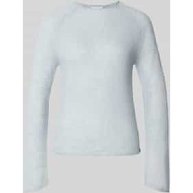 Slim fit pullover met mix van wol en alpaca