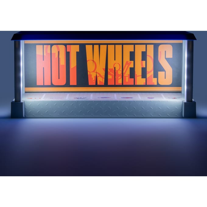 Hot Wheels Garage Display Case Light