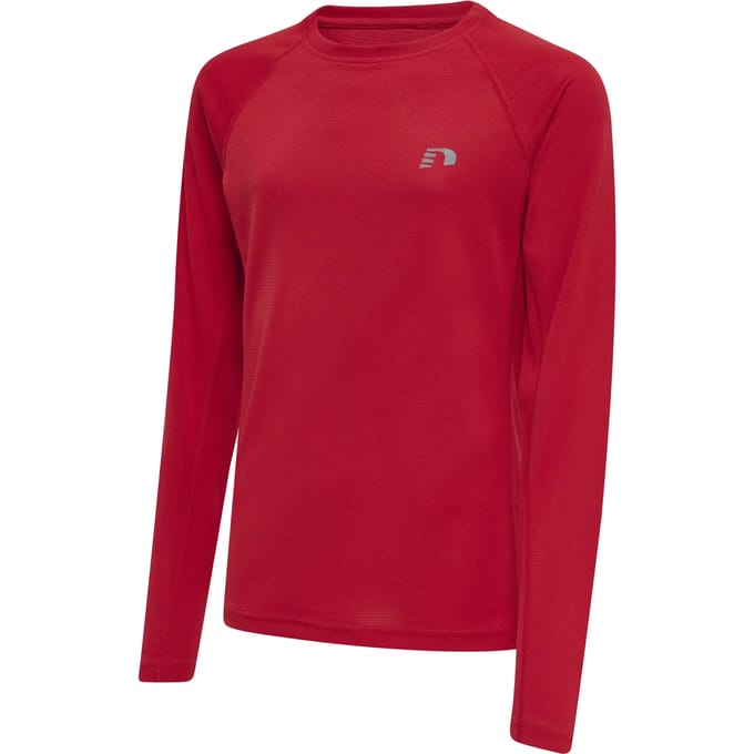 Newline Core Running LS Shirt kinderen - rood - maat 152