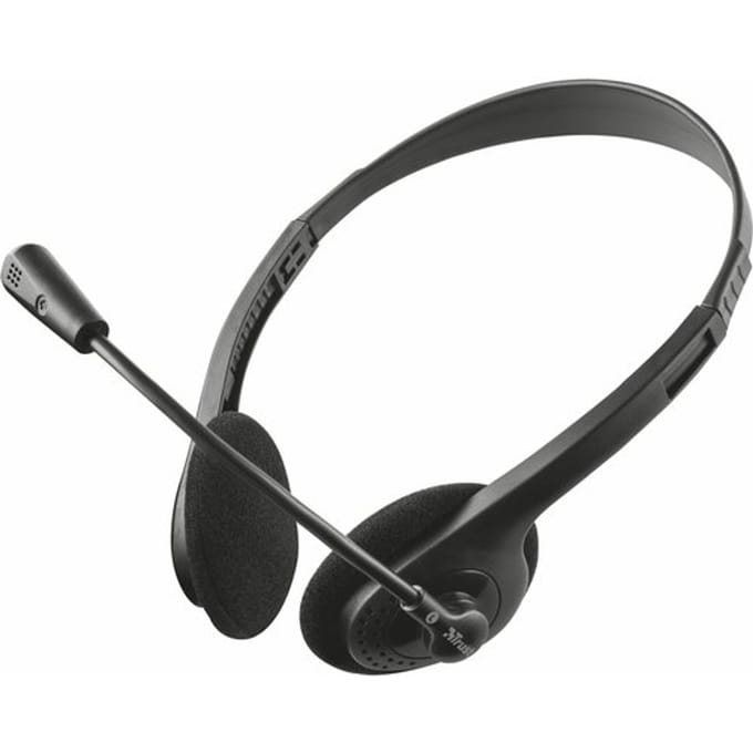 Trust Primo Chat On Ear headset Kabel Stereo Zwart Volumeregeling Computer