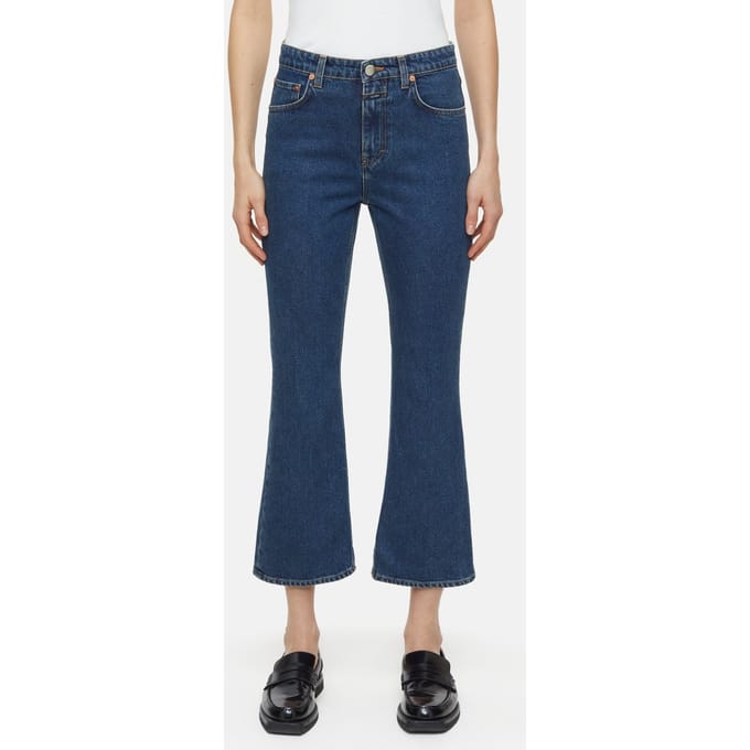 Closed Hi-sun Jeans Dark Blue Größe: W26L34 | Ausgestellte Hosen Outlet | Damen | Blau