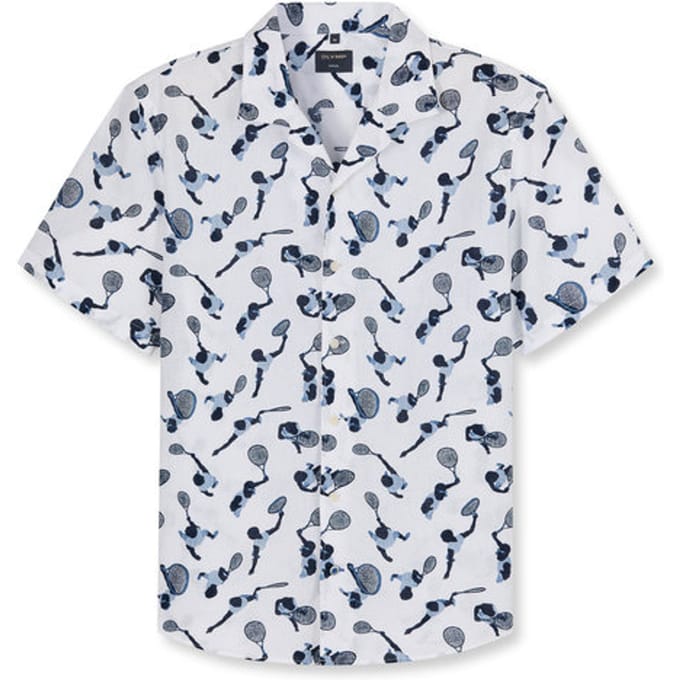 OLYMP Casual Overhemd, Regular Fit, reverskraag, Wit