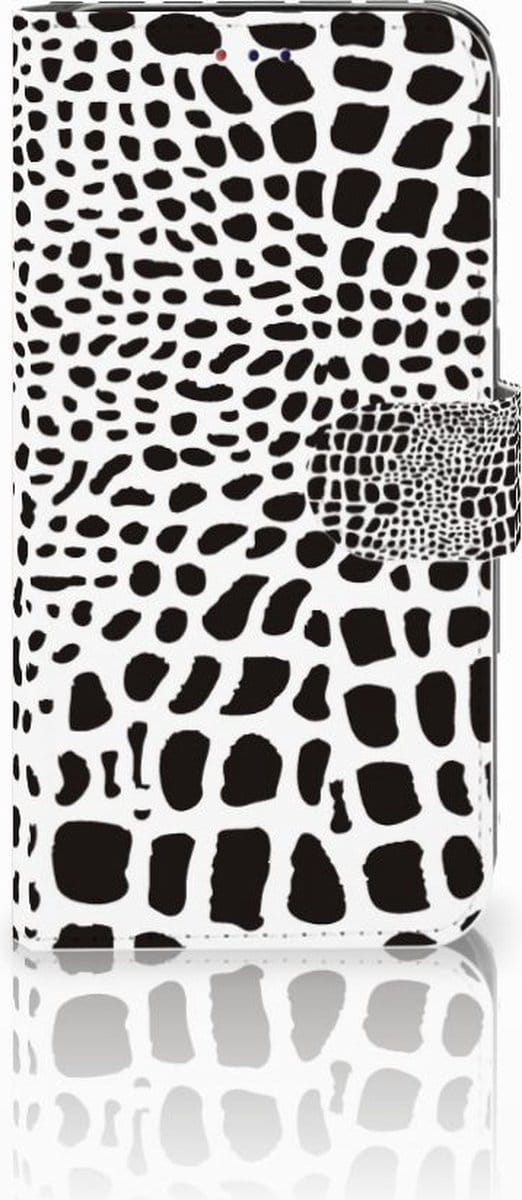 Samsung Galaxy A10 Telefoonhoesje met Pasjes Slangenprint