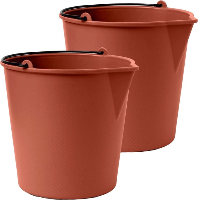 Xala - Drop Emmer 13L - Koper – 2 Stuks