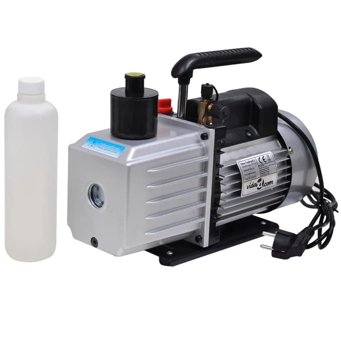 vidaXL Vacuümkamer met 2-traps pomp 7,4 L