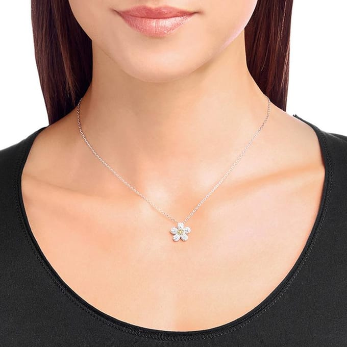 Swarovski Tough Flower Ketting Dameskettingen Wit 5136830 Box (Random Color) white
