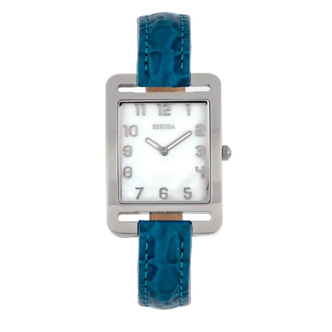 Bertha Marisol Zwitsers MOP horloge met leren band
