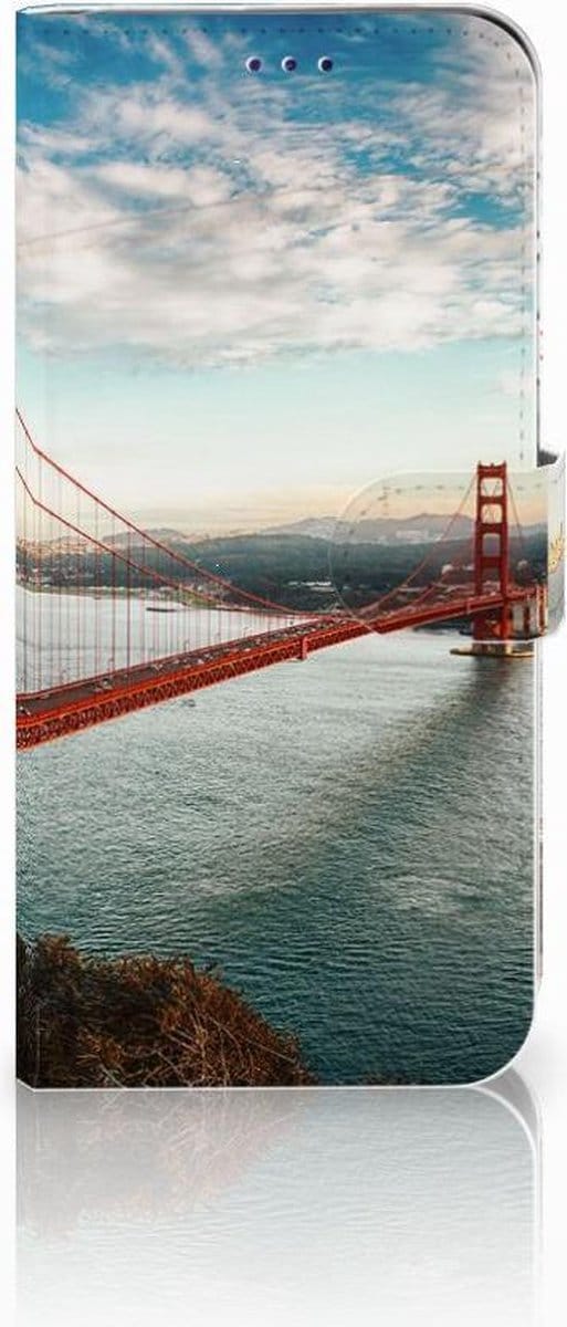Samsung Galaxy A50 Flip Cover Golden Gate Bridge