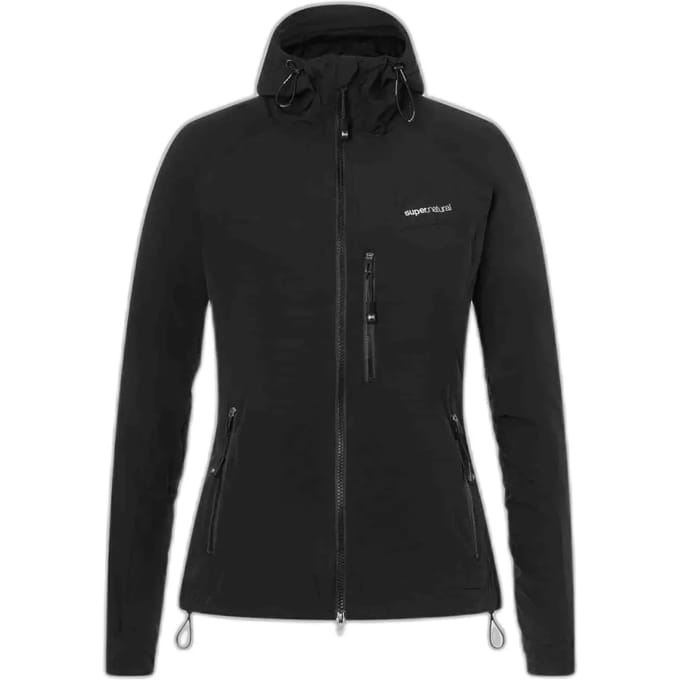 Damesjack met capuchon super.natural Alpine Active