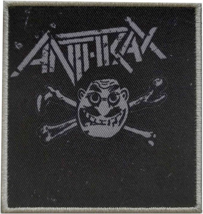 Anthrax - Cross Bones Patch - Zwart