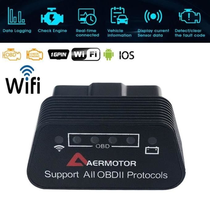 Pour BMW E90 E46 E60 E39 E36 E87 E84 X5 E70 X3 X6 M3 M5 WIFI ELM327 OBD2 Scanner Bluetooth ELM327 OBD2 Scanne Bleu