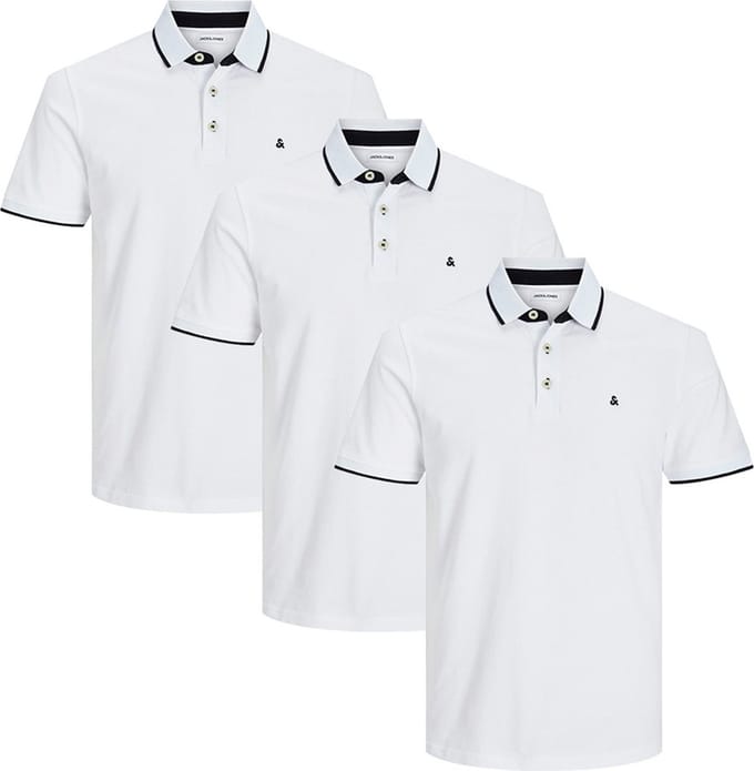 Jack & Jones Heren poloshirt 3 pack Paulos - Slim Fit