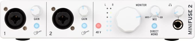 Arturia MiniFuse 2 White 2-in/2-uit USB-C Audio Interface