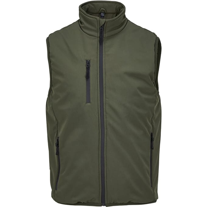 SOLS Unisex Volwassen Falcon Gevoerde Bodywarmer (Legergroen)