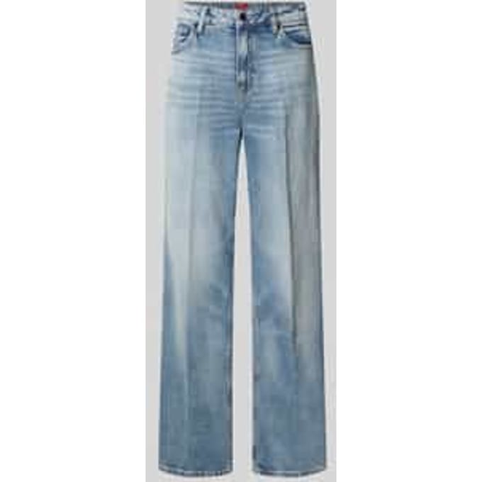 Wide leg jeans van katoenmix model '937_14'