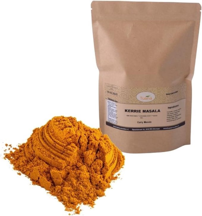 Tuana Kruiden - Kerrie Masala - Zak 1000 Gram - Tuanashop - KZ0128