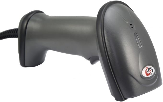 Handheld USB Barcode Scanner voor EAN en 2D Codes (QR, DataMatrix)