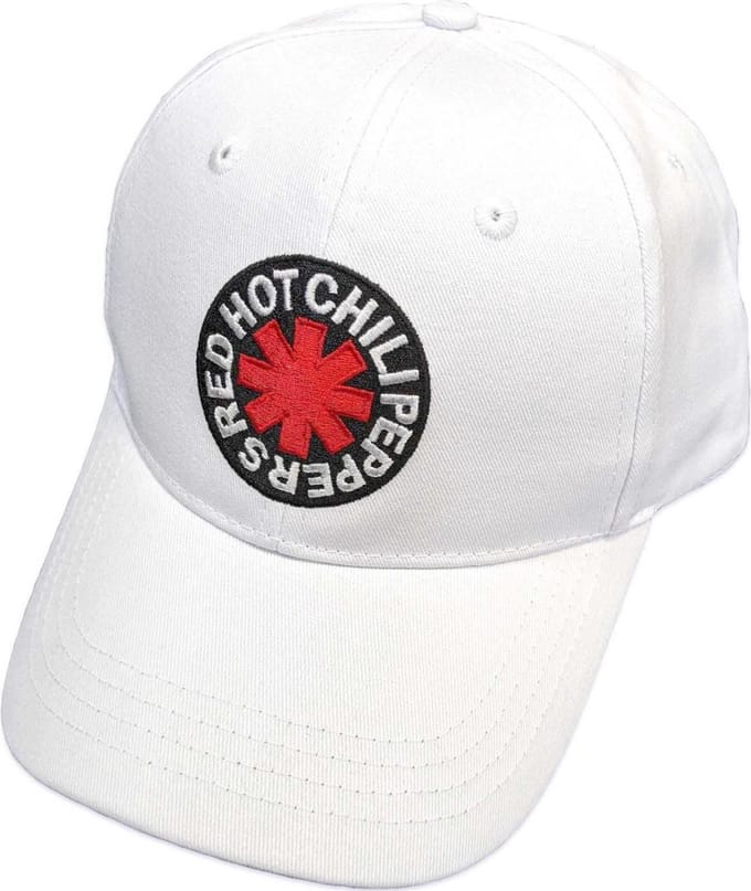 Red Hot Chili Peppers - Classic Asterisk Snapback Pet - Wit