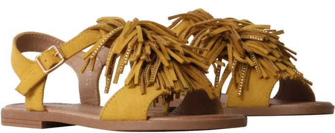 Platte sandalen met bandjes