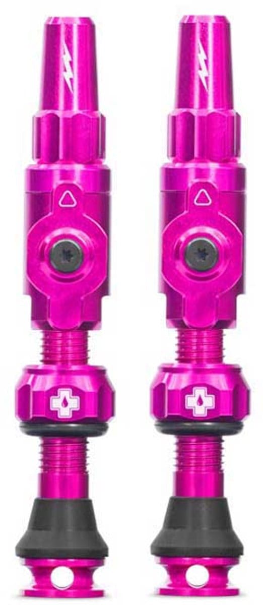 Muc-Off Big Bore Lite - Tubeless Ventiel - Presta - 45mm - Roze - Kernloos - Maximale luchtstroom