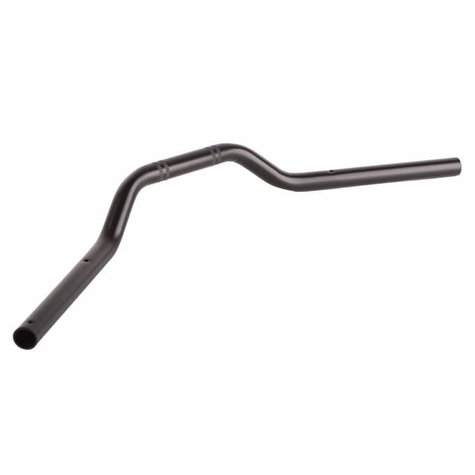 22mm Stalen Motor Tracker Stuur Drag Bar Vervangingsonderdeel(Zwart) zwart