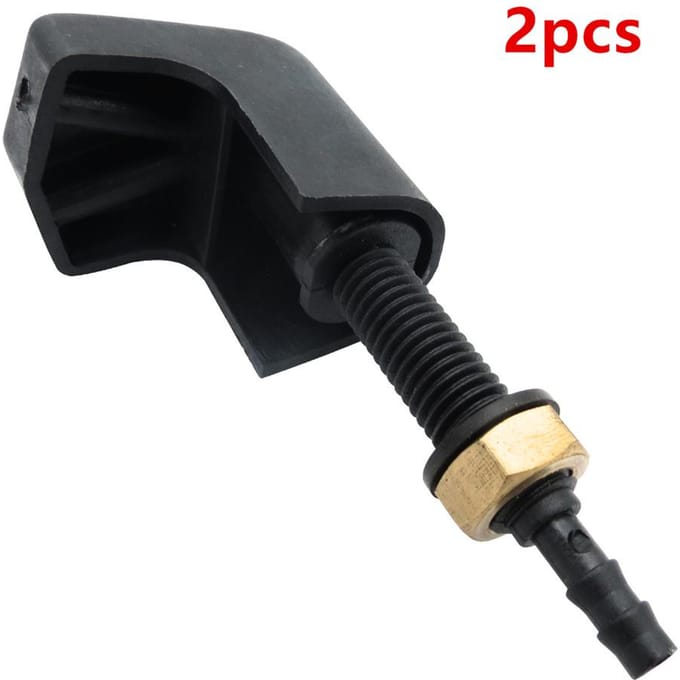 2 Stuks LR061677 Voorruit Washer Jet Nozzle AMR3025 Fit Voor Land Rover Defender 90/110 black