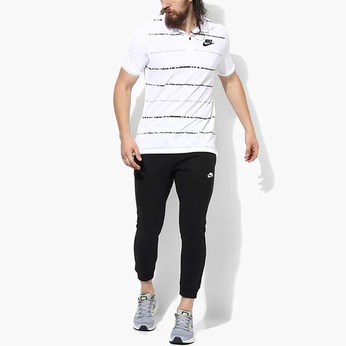 Polo Décontracté Logo Nike Homme Tops AA5035-100 L white