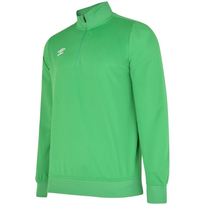 Umbro Heren Club Essential Half Zip Sweatshirt (Smaragd)