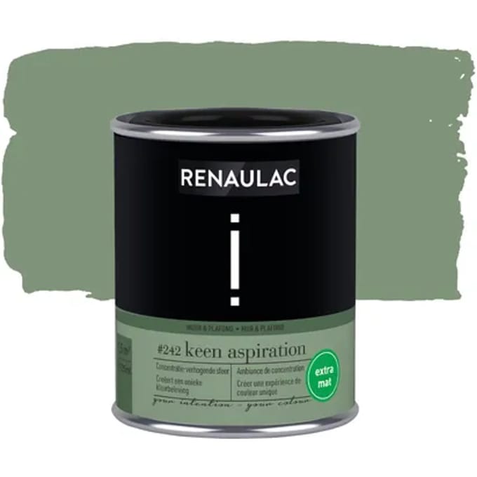 Renaulac Intention Muurverf - Extra Mat - Keen Aspirati - 125ml