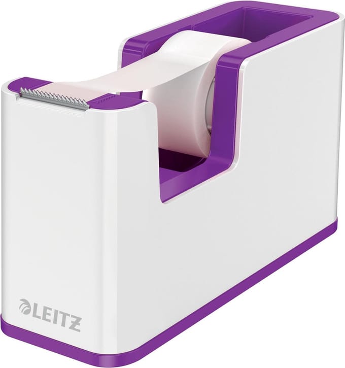 Leitz WOW plakbandafroller paars 4 stuks