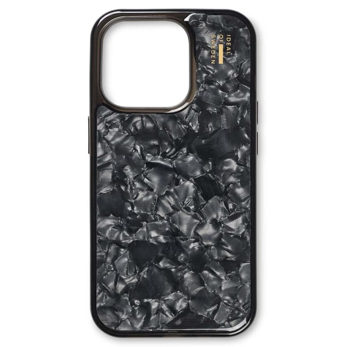 iDeal of Sweden Pearlized Case geschikt voor Apple iPhone 15 Pro - Zwart