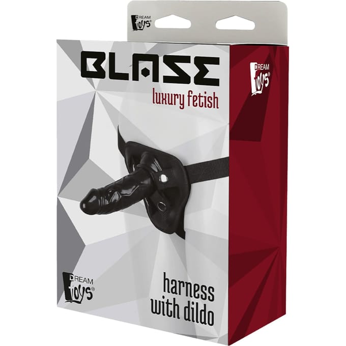 'Harness with Dildo', 13 cm