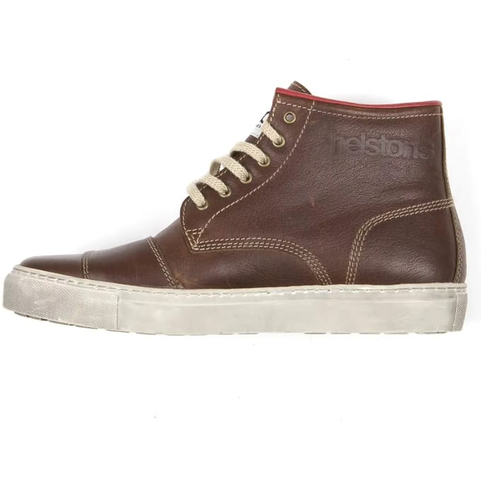 Aniline leren motor sneakers Helstons C5