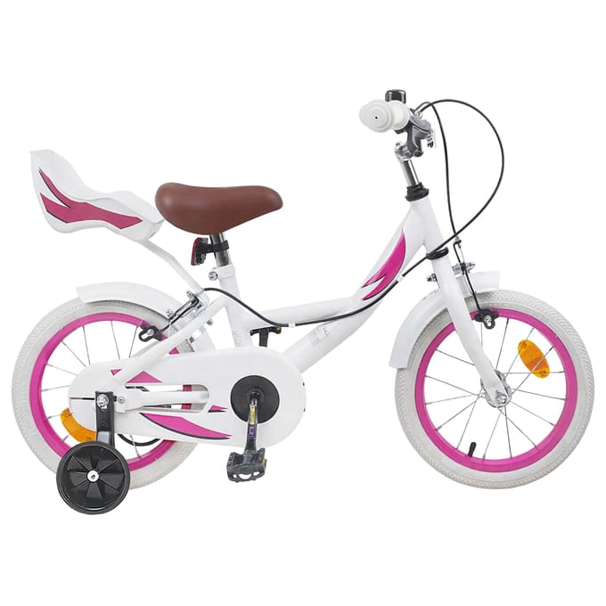 vidaXL - Kinderfiets - 16 - Inch - voor - 4-6 - jaar - oud - Wit