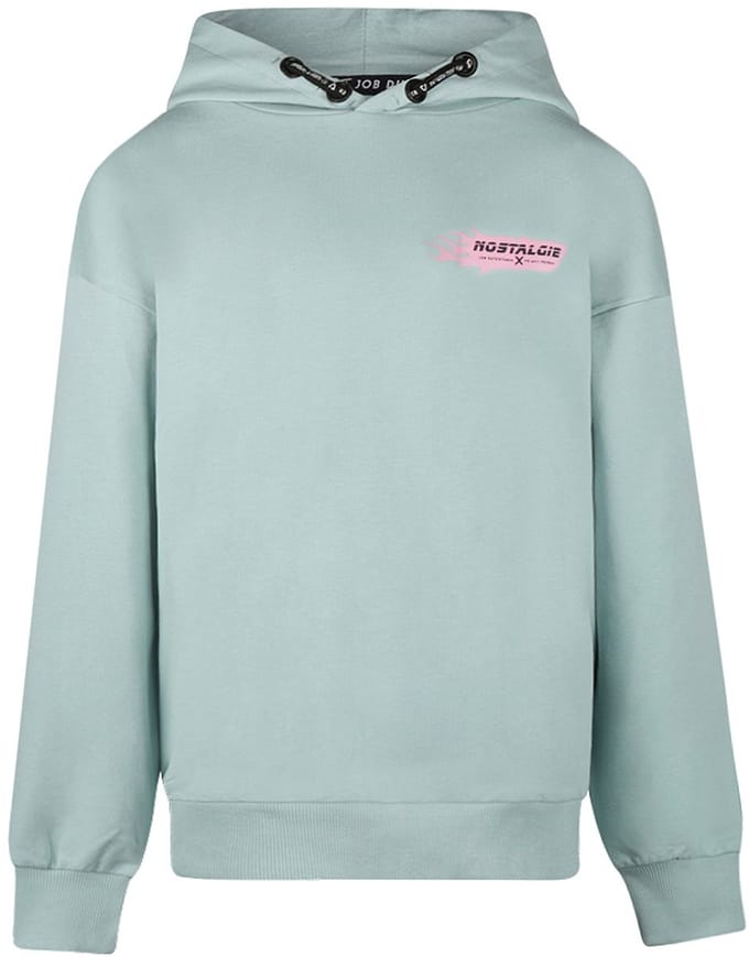 No Way Monday x Job Dutchtuber - Hoodie - Backprint - Ether - Maat 110/116