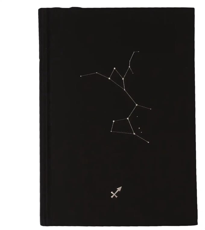 D6053-09 Dreamnotes notitieboek sterrenbeeld: boogschutter 19 x 13,5 cm