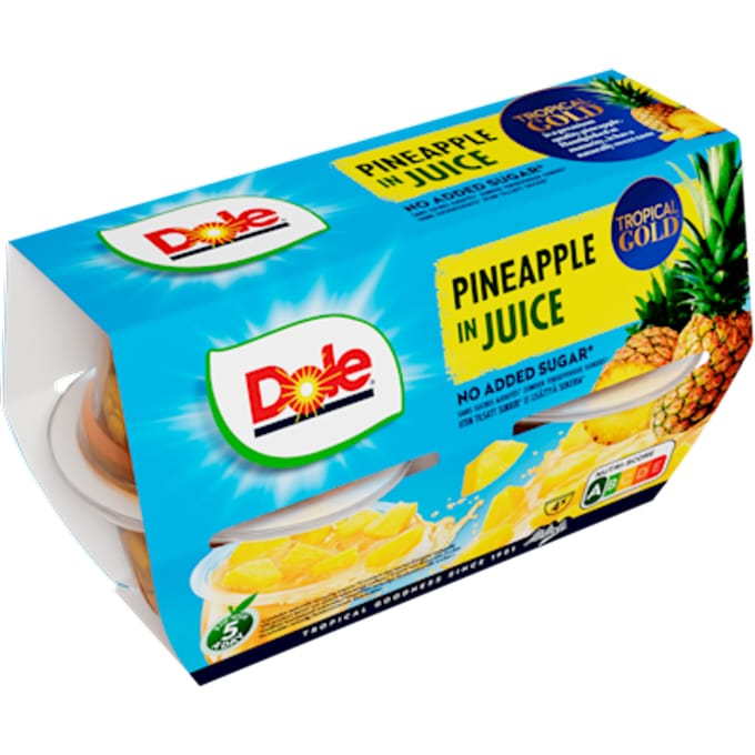 Fruitcups ananas 4 stuks