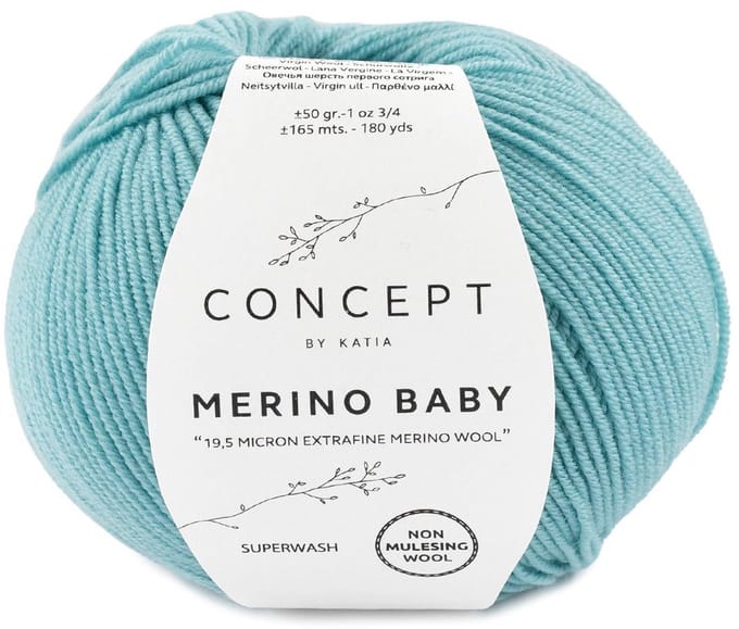 Katia Concept Merino Baby - 74 turquoise - Wol Garen