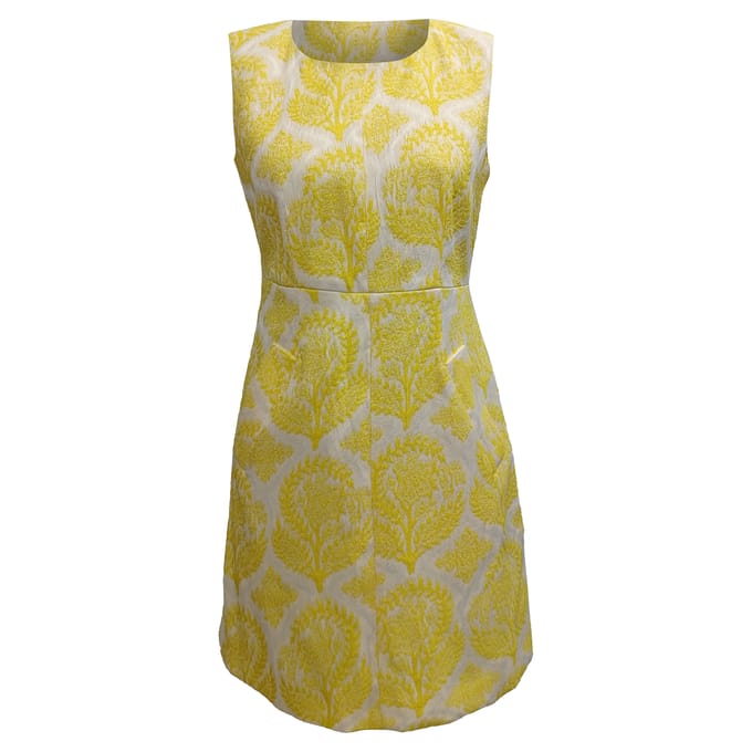 Diane von Furstenberg Carpreena Mini-jurkje in Geel Polyester