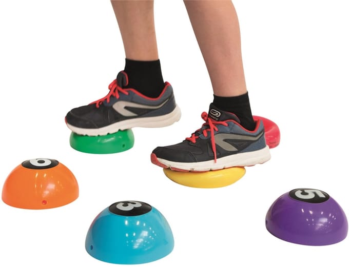 Balanceer Set | Step-N-Stones Set | Set 6 stuks | Genummerd