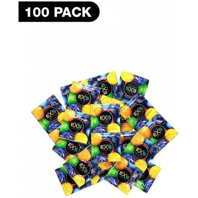 Exs Bubblegum - 100 condooms met Bubblegum smaak & geur