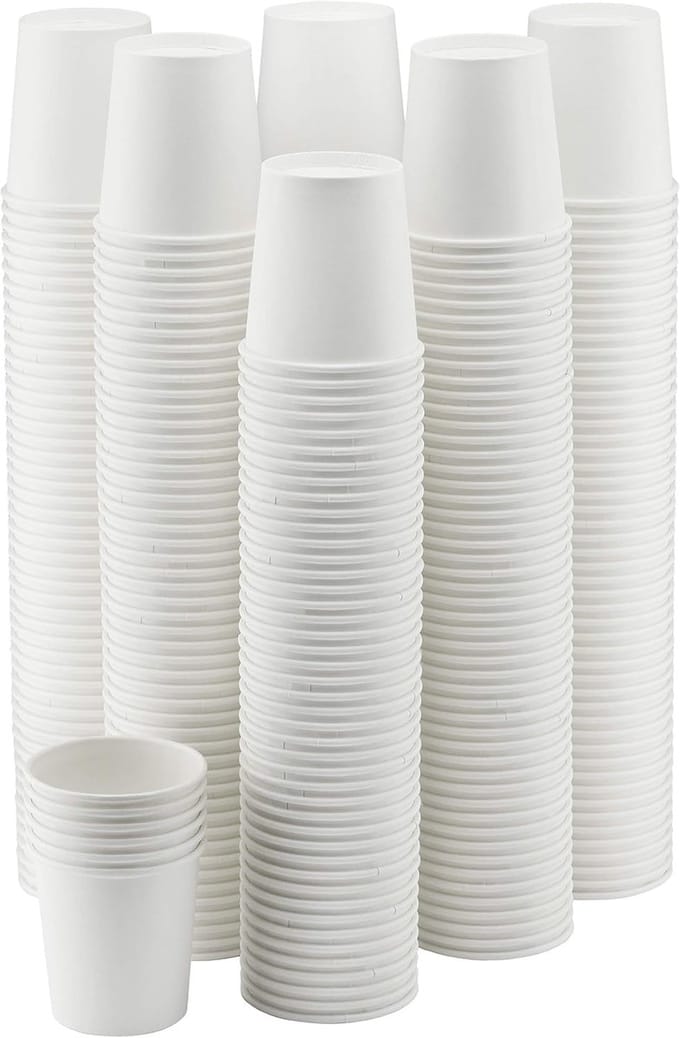 Beker | Karton/PE | 100ml | 4oz | wit | 1000 stuks